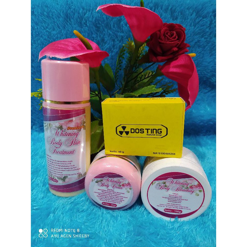 Paket Badan Premium + Bleaching Shiee BeautyCare dan Sabun Dosting