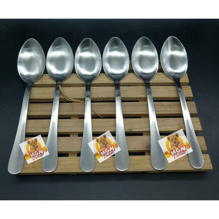 Sendok Makan Catering Stainless Steel per 6pc - Sendok Makan Tebal