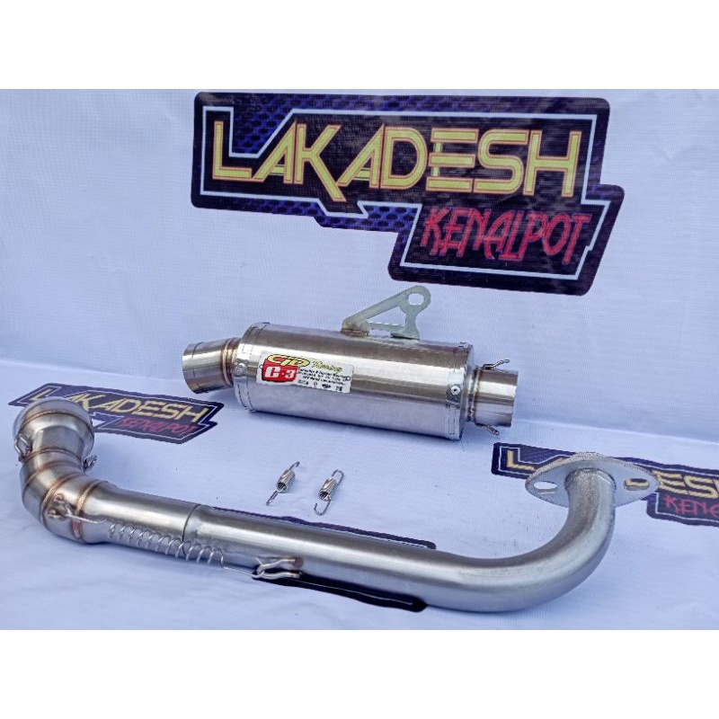 KNALPOT CLD C3 (INLET 38/50) BEAT MIO VARIO AEROX SCOOPY NMAX PCX ADV LEXI GENIO FREEGO XRIDE DLL