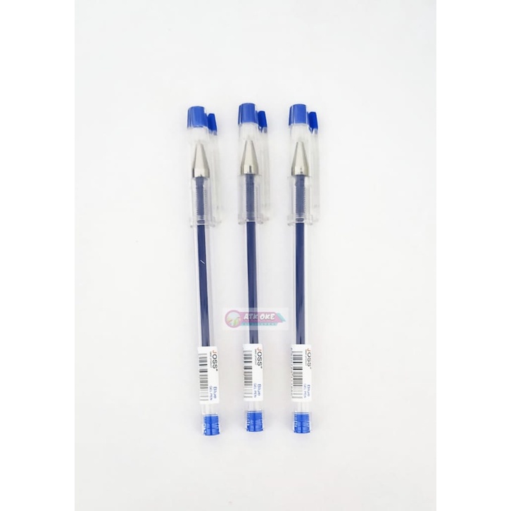 

1 Pcs Pulpen Joss Hi-Tech Biru GP-188