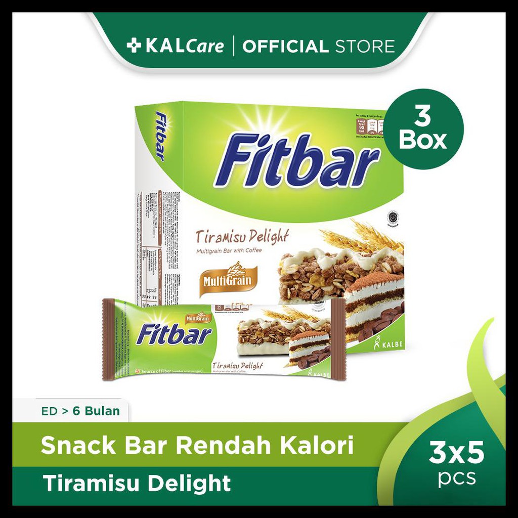 

PRODUK TERBAIK BUNDLING (3BOX) FITBAR MULTIGRAIN TIRAMISU DELIGHT 5X24GR