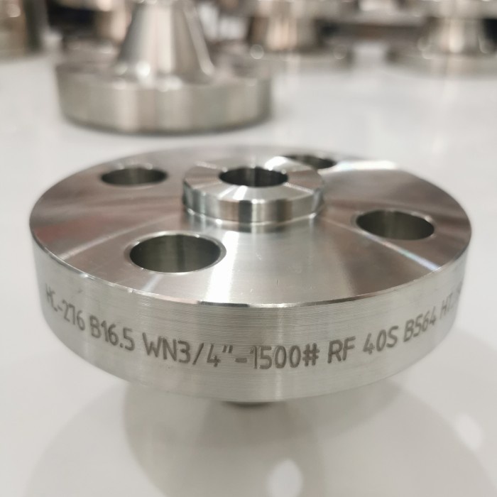 Hastelloy HC-276 Flange WN 3/4" 1500# RF Sch40s ASTM B564