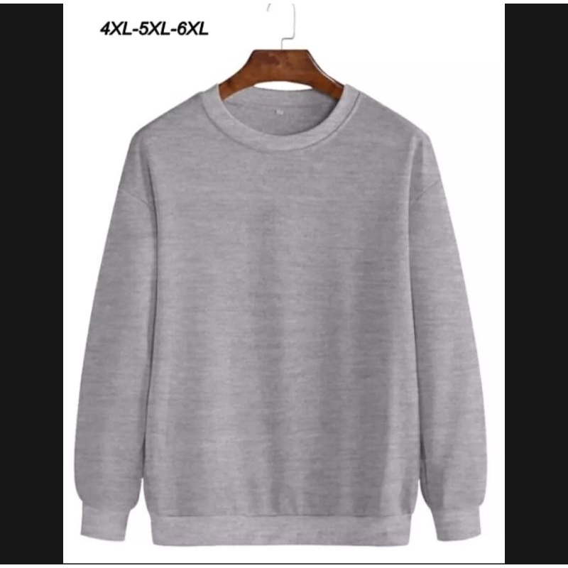 SWEATER CREWNECK JUMBO 4XL 5XL 6XL LD 170 CM/CREWNECK BIG SIZE