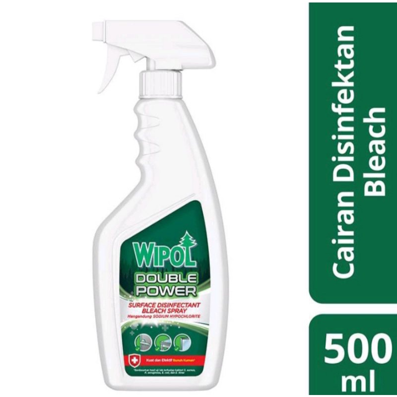 Wipol double power surface disinfectant bleach spray 500ml