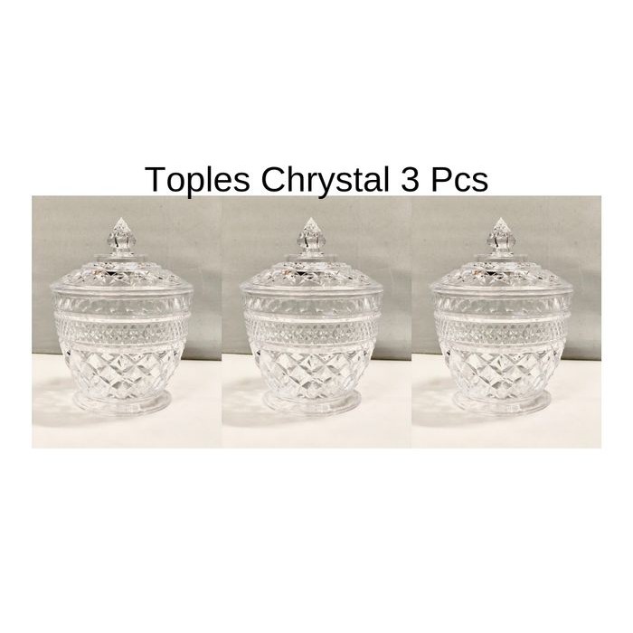 Toples Cantik Chrystal 3 pcs - Toples Kristal