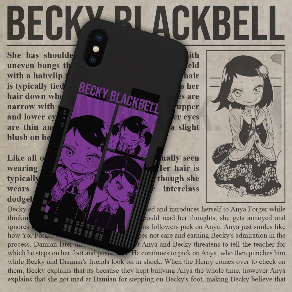 Case Anime Spy x Family Becky Blackbell