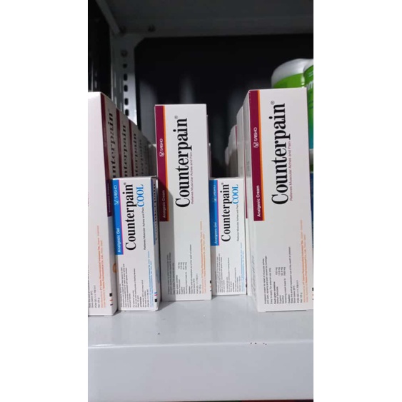 Counterpain HOT 120gr Free Cool 30gr  / Counterpain Hot 30 Gr  Free 15Gr/ Counterpain Hot 5gr/Counterpain Cool 120gr/Counterpain Cool 15gr Free 15Gr CoKrim Pereda Nyeri / Krim Nyeri Sendi / Krim Nyeri Otot Dapet 2