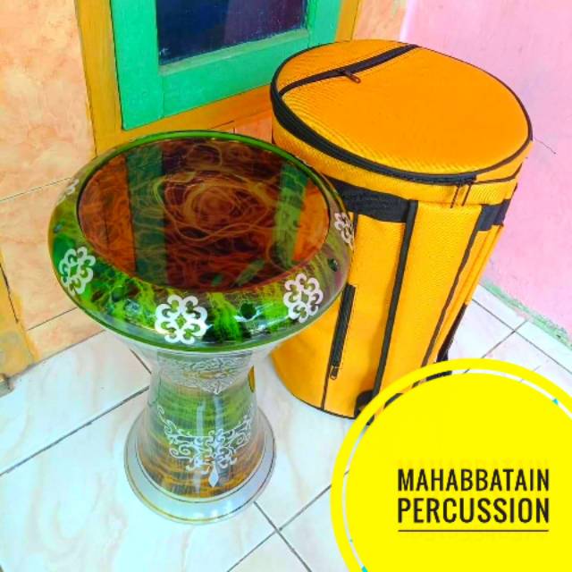 DARBUKA MOTIF UKURAN 9INC MIKA REMO