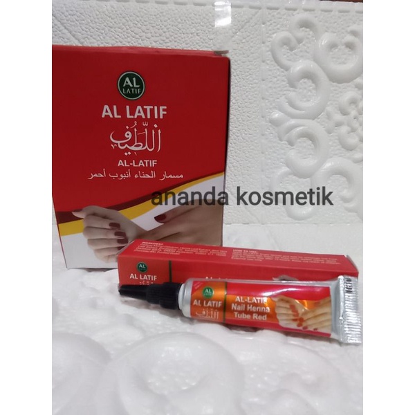 HENNA HENA CONE KUKU AL LATIF RED NATURAL BPOM DEPKES