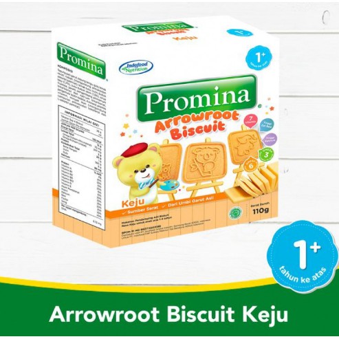 Promina Arrowroot Biskuit Snack Bayi Untuk Usia 1 Tahun Ke Atas