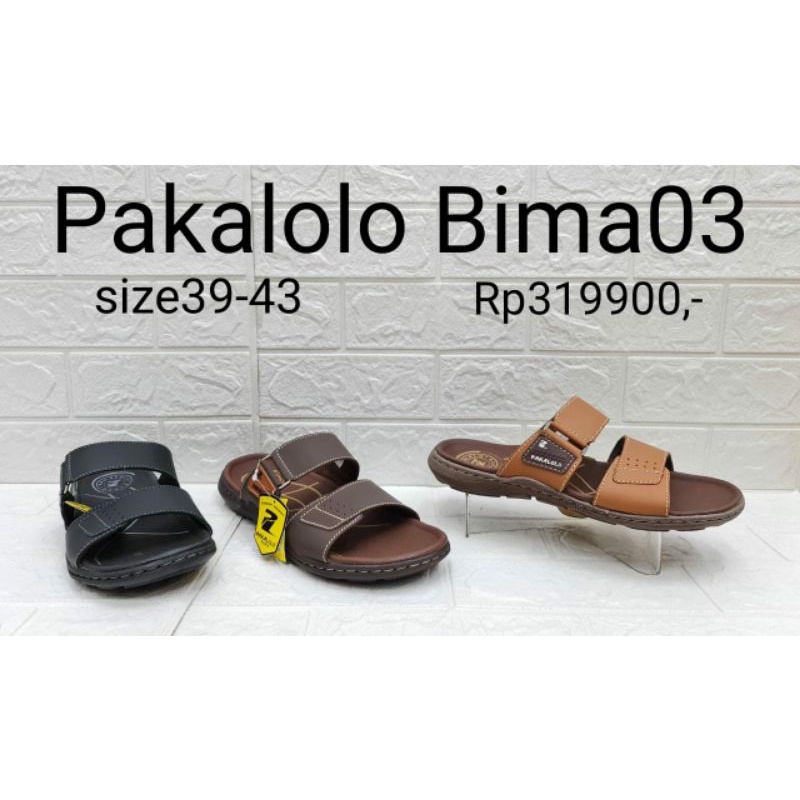sandal kulit pakalolo / sandal kulit pria