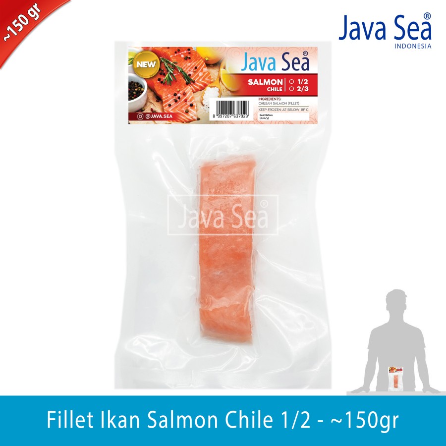 

Ikan Salmon Chile Fillet 1/2 Beku pack 100-200gr