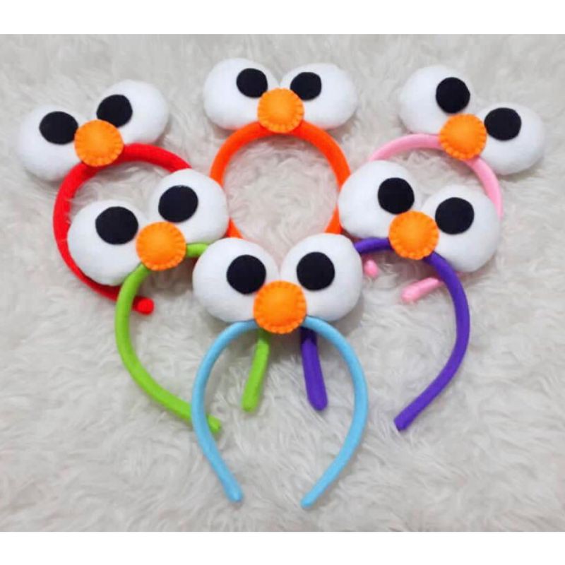 Bando Karakter Elmo Cookie Monster Bando Elmo Kostum Elmo Kartun