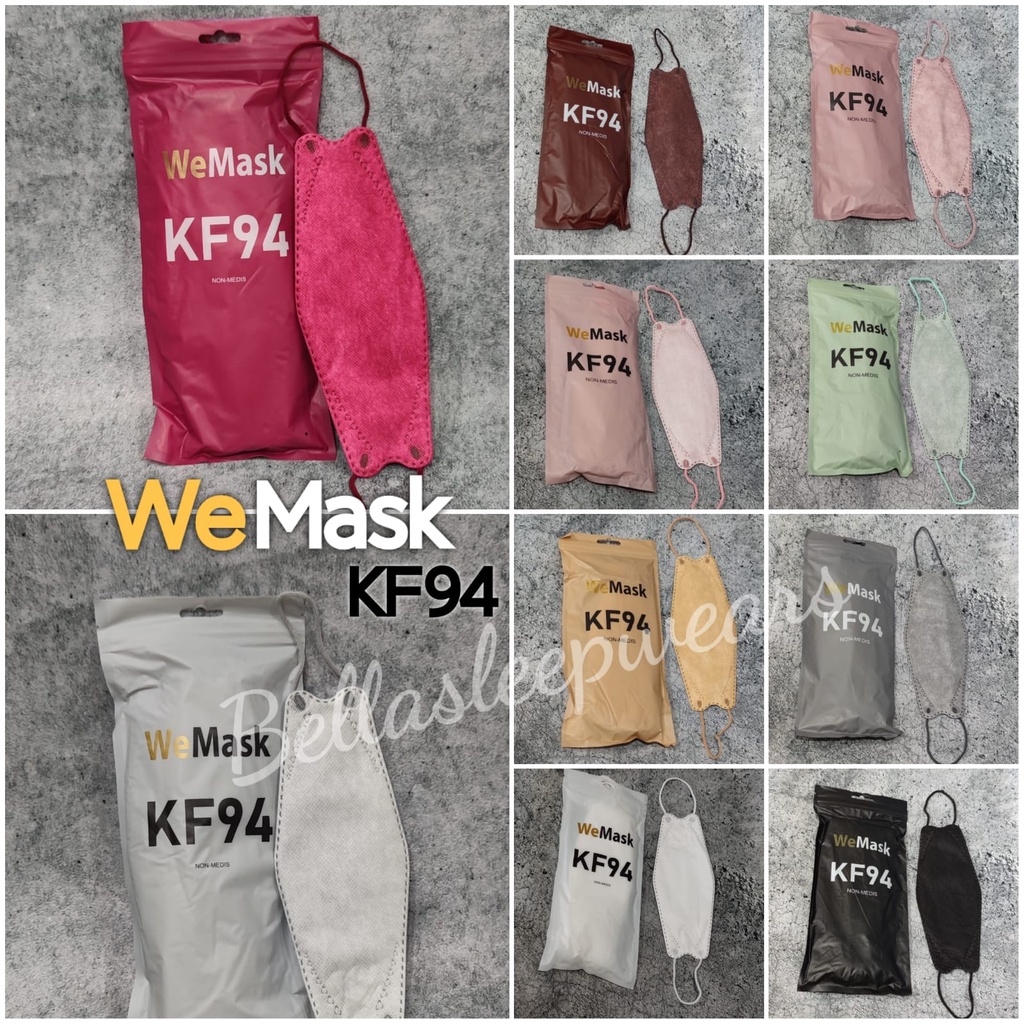 WEMASK WEMAZE  KF94 10 PC - MASKER PREMIUM KF94 WEMASK 4PLY MEDICAL GRADE