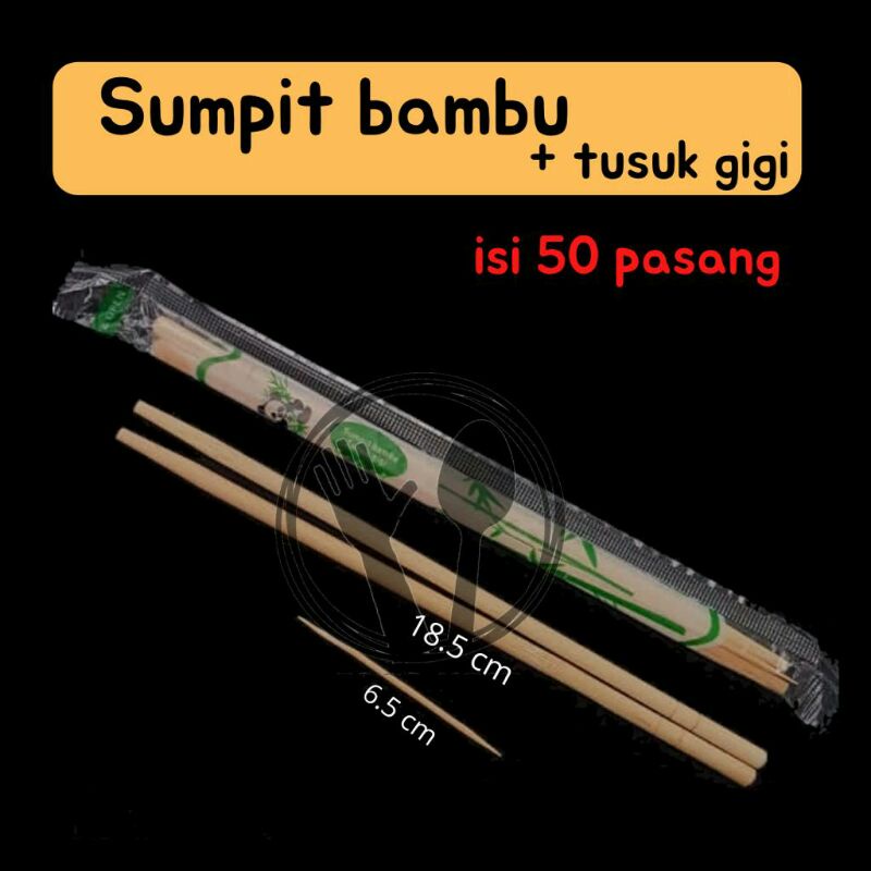 sumpit bambu steril isi 50 pasang free tusuk gigi sumpit makan bambu steril sumpit kayu / bambu import higienis merk panda sekali pakai sumpit bambu free tusuk gigi sumpit murah sumpit bambu murah sumpit panda sumpit ion sumpit sukawa sumpit mi ayam