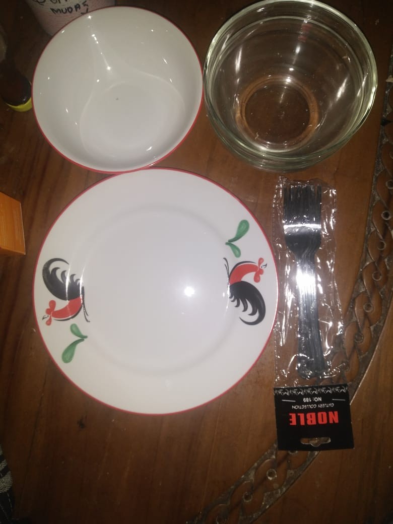 1 Pc Mangkok Saji Kaca Bening Polos Ukuran 5,5 Inch