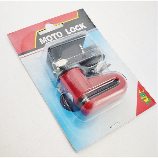 HBS 077 GEMBOK MOTOR  CAKRAM KUNCI PENGAMAN MOTOR SEPEDA AMAN ANTI MALING