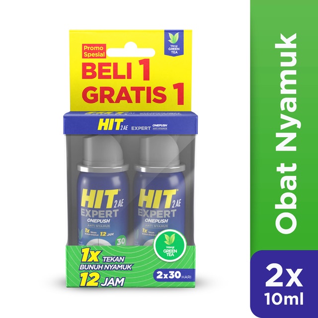 Jual Beli Gratis Hit One Push Expert Green Tea Ml Obat Nyamuk