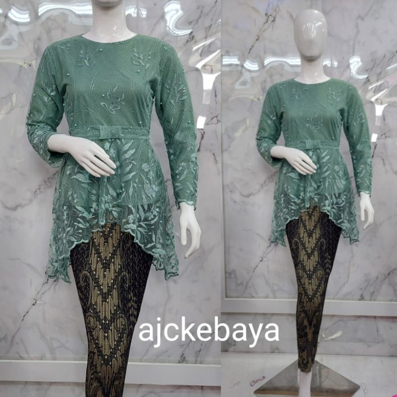 Kebaya Tille/ Andin Pita/Kebaya Modern/Kebaya Terbaru/Setelan Kebaya Tille/Kebaya Bali/ Set Kebaya