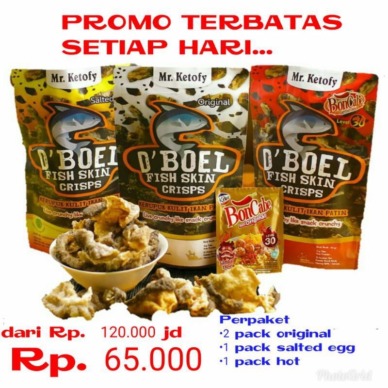 

paket d'Boel fish skin