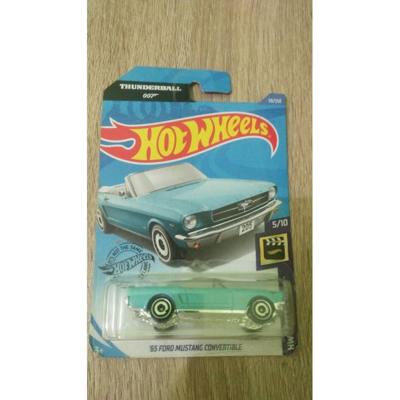 Hotwheels '65 Ford Mustang Convertible