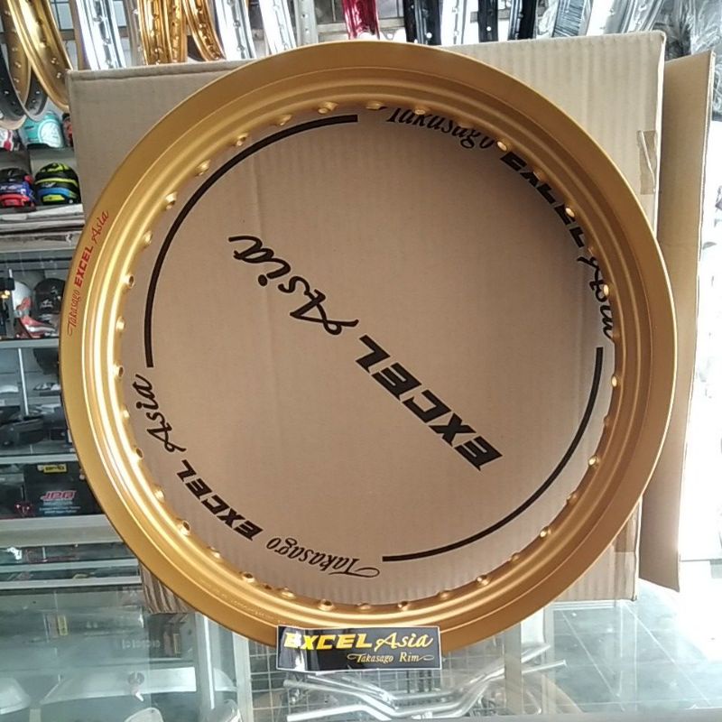 VELG JARI JARI RING 17 EXCEL ASIA TAKASAGO UKURAN 250 GOLD HOLE 36