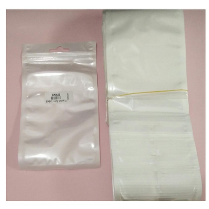 Jual Plastik Klip Susu Ziplock Putih Plastik Zipper Ukuran 9x16cm