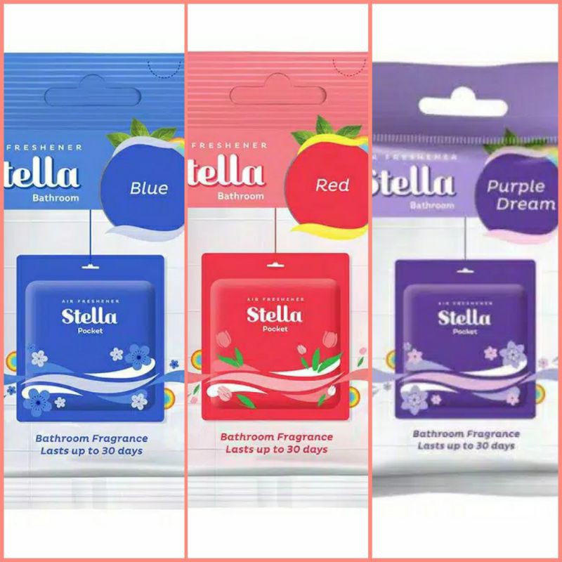 Stella Pocket Bathroom Pengharum Ruangan 10g - Pengharum Kamar Mandi - Stella Pewangi Kamar Mandi - 