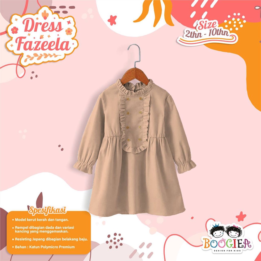 Dress Fazeela By Boogiea Kids