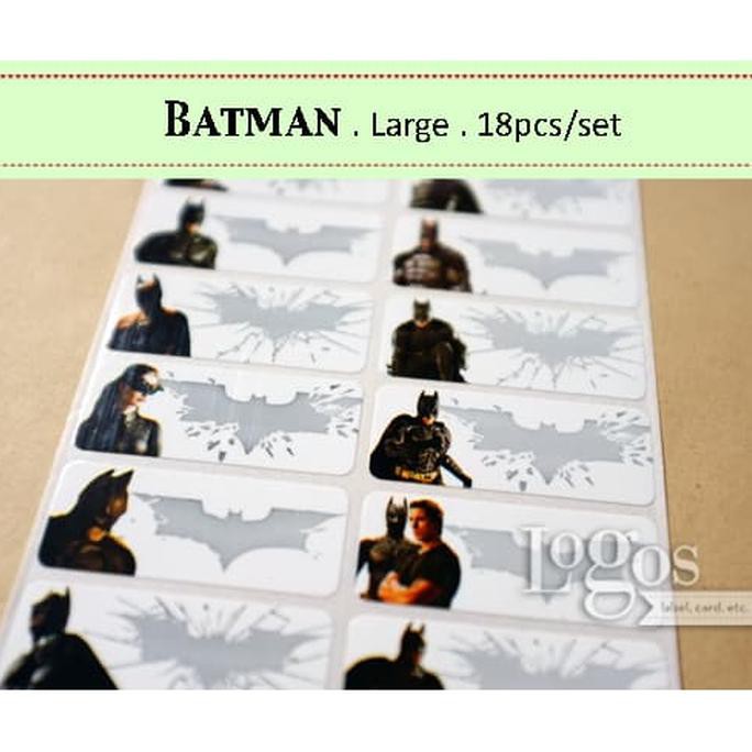 

Terbaru Batman Large Name Sticker Label Stiker Nama Superhero. Penguin Joker Berkualitas