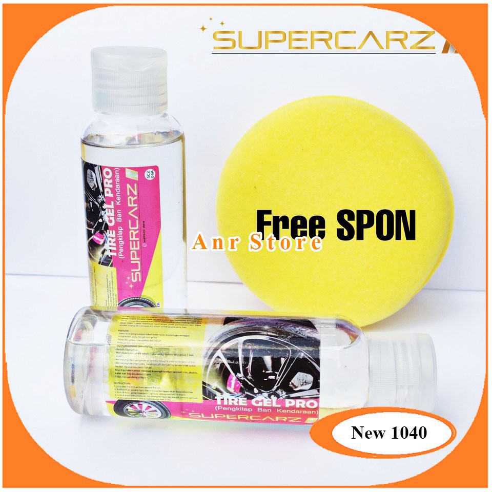 Supercarz Tire Gel Tire Dressing Semir Ban Motor Mobil Tahan Air