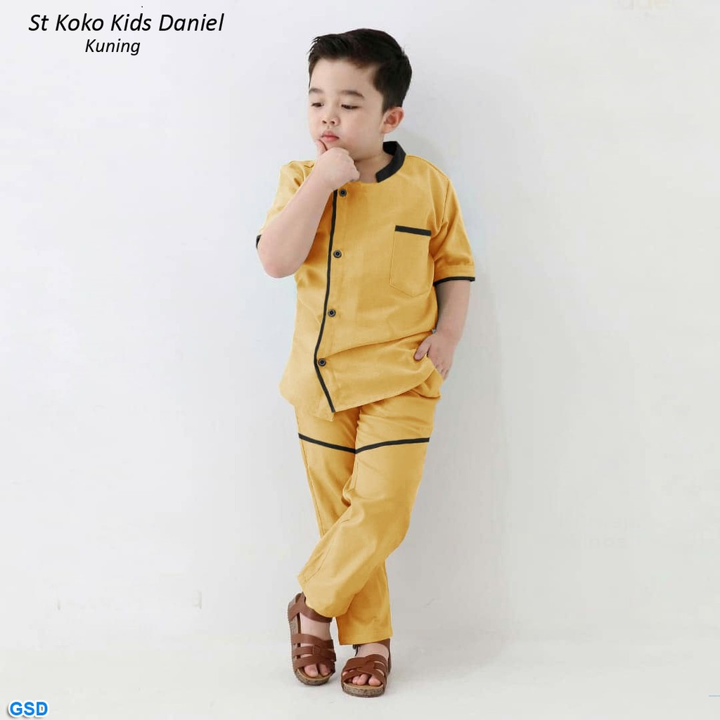 St koko daniel/Baju Koko Anak 5 - 6 Tahun /Setelan Jubah Anak Best Seller