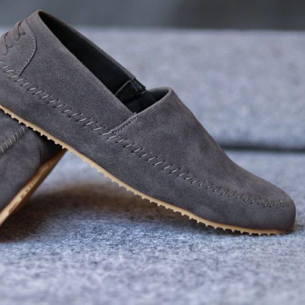 ➴ ABRHM x HUNICI - Sepatu Slip On Pria Sepatu Casual Pria Sepatu Kulit Syntetic Pria Sepatu Original