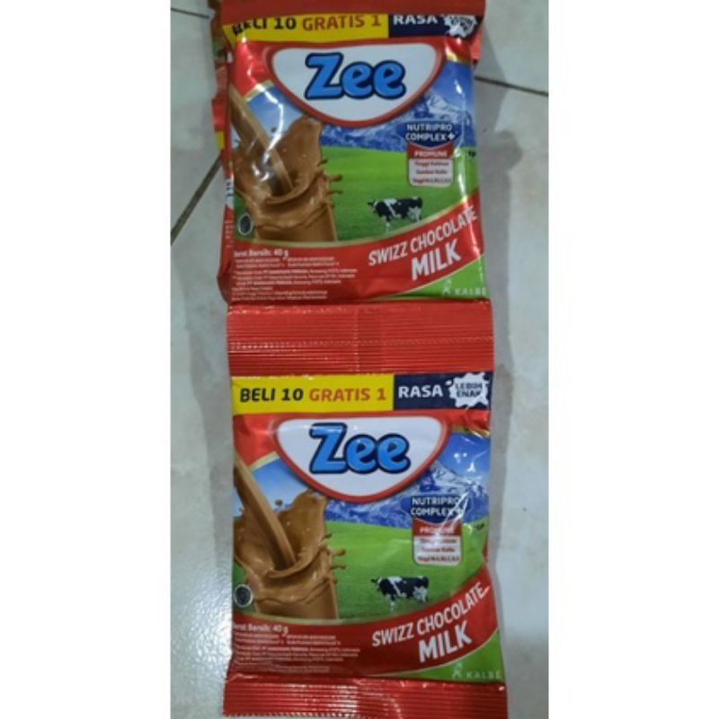 

SUSU ZEE RENCENG /ZEE SACHET 10X40GRAM PROMO