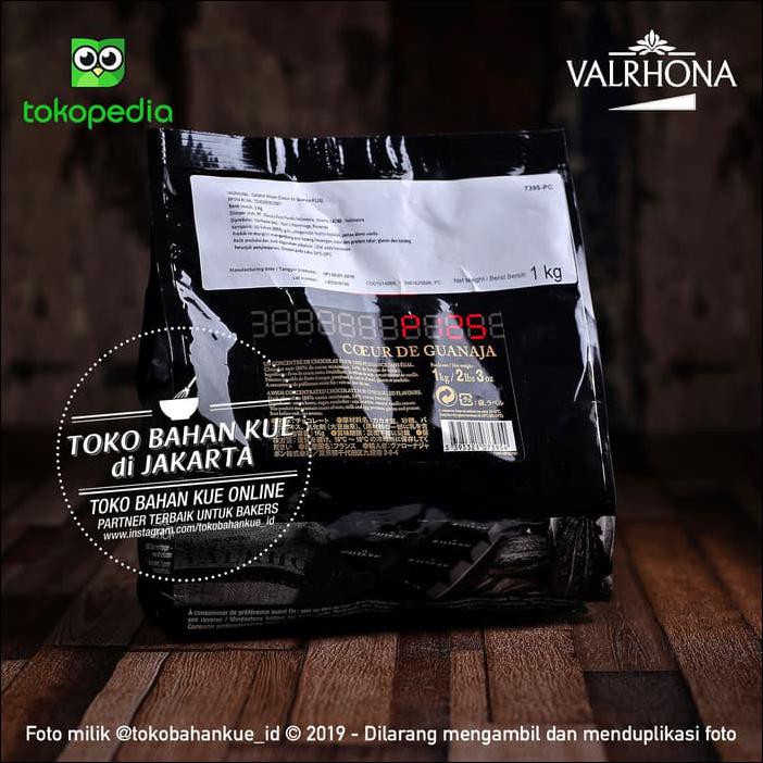 

VALRHONA P125 COEUR DE GUANAJA 100GR 80% DARK CHOCOLATE COUVERTURE