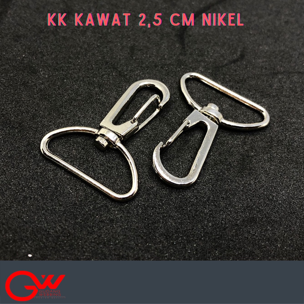 Kait / kew-kew besi 25mm Nickel / KK KAWAT 2,5 CM