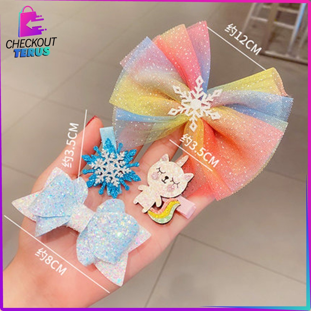 CT C340 C342 Jepit Rambut Anak Lucu Set 10IN1 Jepitan Rambut Anak Perempuan Baby Hair Clips Korean Fashion Acsessoris