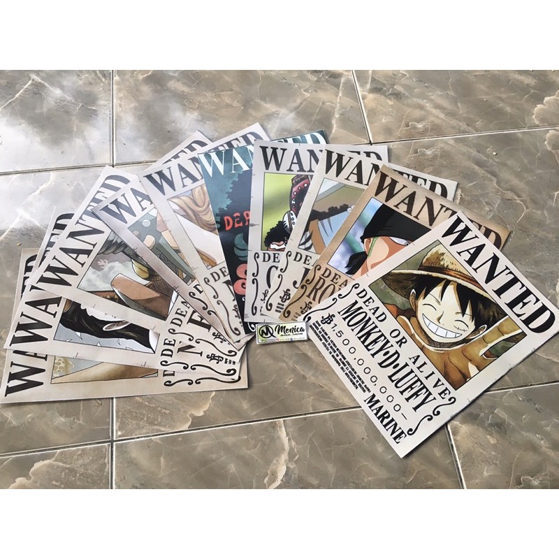 Poster Bounty One Piece (Crew Mugiwara) poster Bounty One Piece