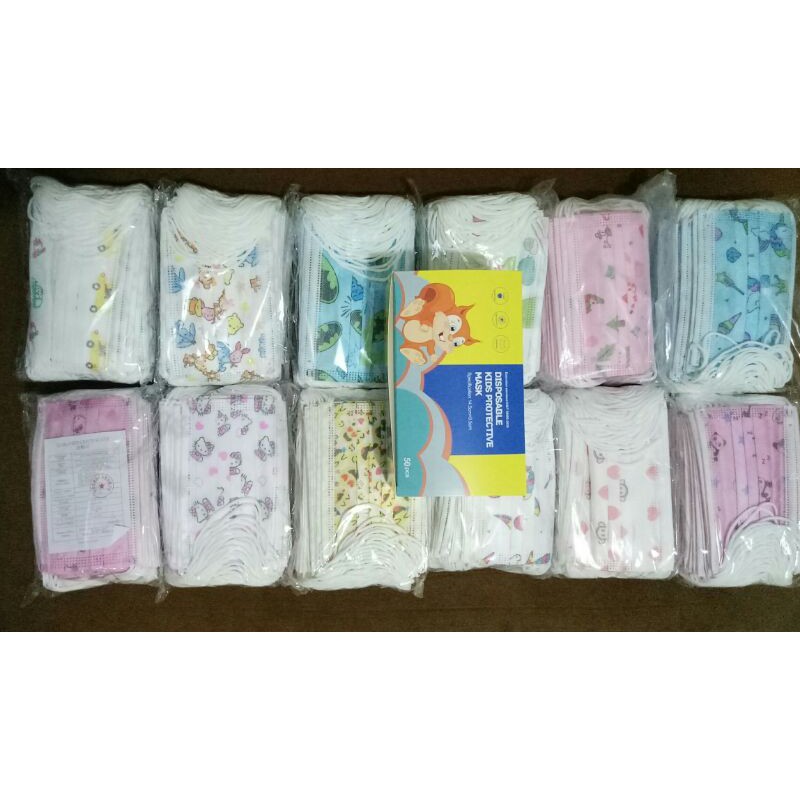 MASKER ANAK 3 PLAY/ 1 BOX ISI 50 PCS