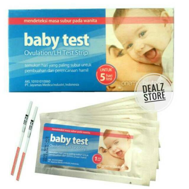 Baby test PER BOX / BABY TEST PER BOX  pendeteksi masa subur wanita masa ovulasi BABY TES ONEMED