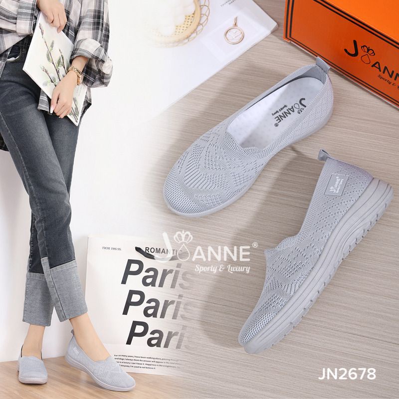 RESTOCK!! JOANNE Sepatu Flyknit Flat Shoes JN2678 [ORIGINAL BRAND]