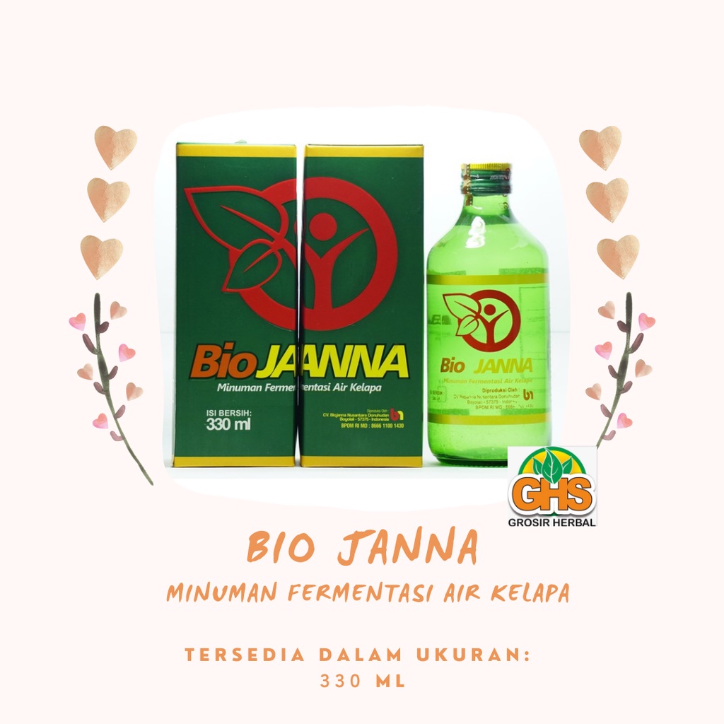 

BioJanna 330 ml Oroginal Quality - Minuamn Herbal Sari Kelapa