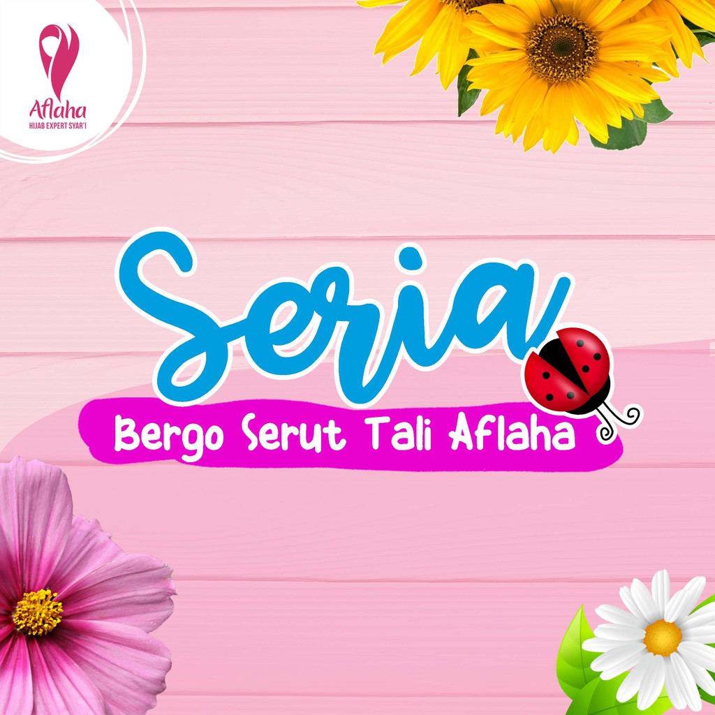 Jilbab Seria - Bergo Pet Antem - Bahan Kaos - Jilbab Aflaha