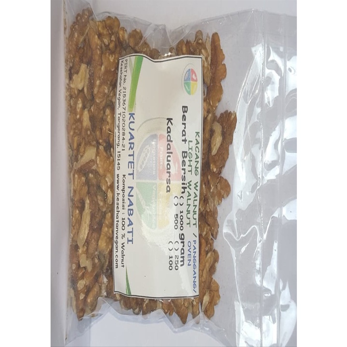 

54eh Roasted Walnut (Walnut Panggang) 250 Gr 60Jh