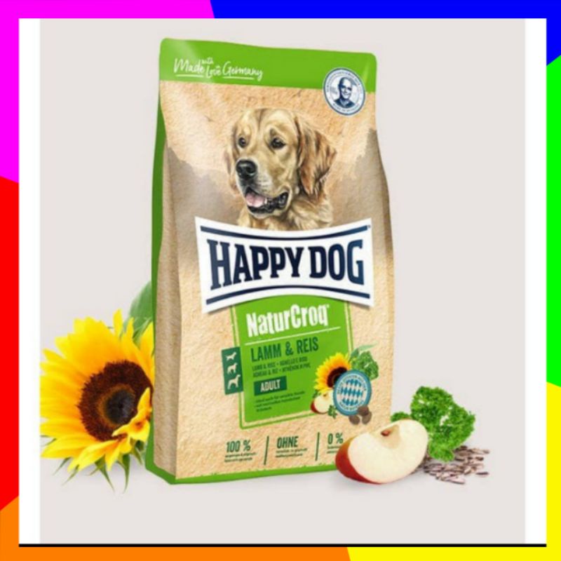 Makanan Anjing Happy Dog Naturcroq Lamb rice 15kg Expedisi