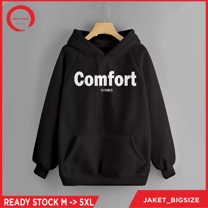Hoodie Hodie Comfort jumbo bigsize pria wanita ukuran m l xl xxl xxxl xxxxl xxxxxl