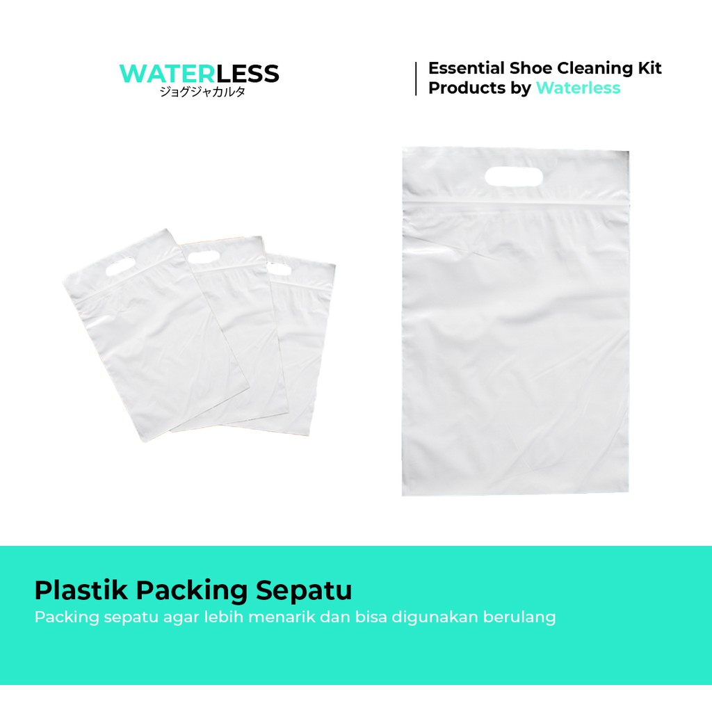 Plastik packing sepatu satuan