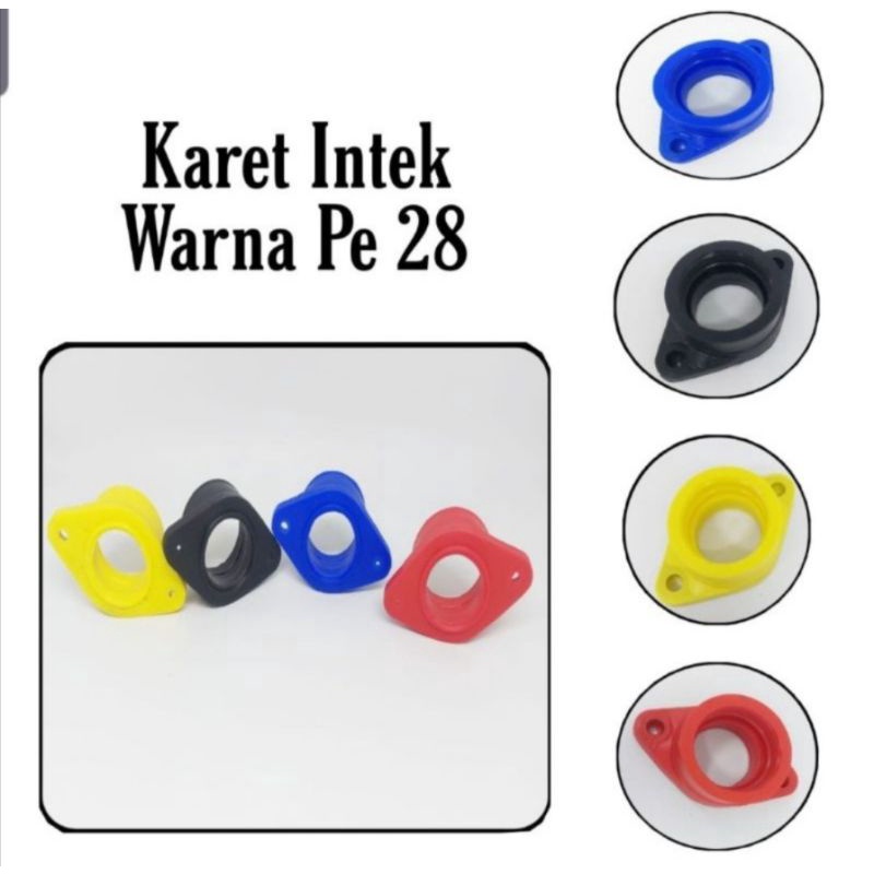 karet Intek warna penyambung ke PE26 - pe 28