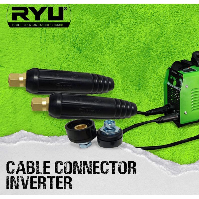 Konektor Trapo Las Female + Male / Sambungan Mesin Trapolas Jantan + Betina