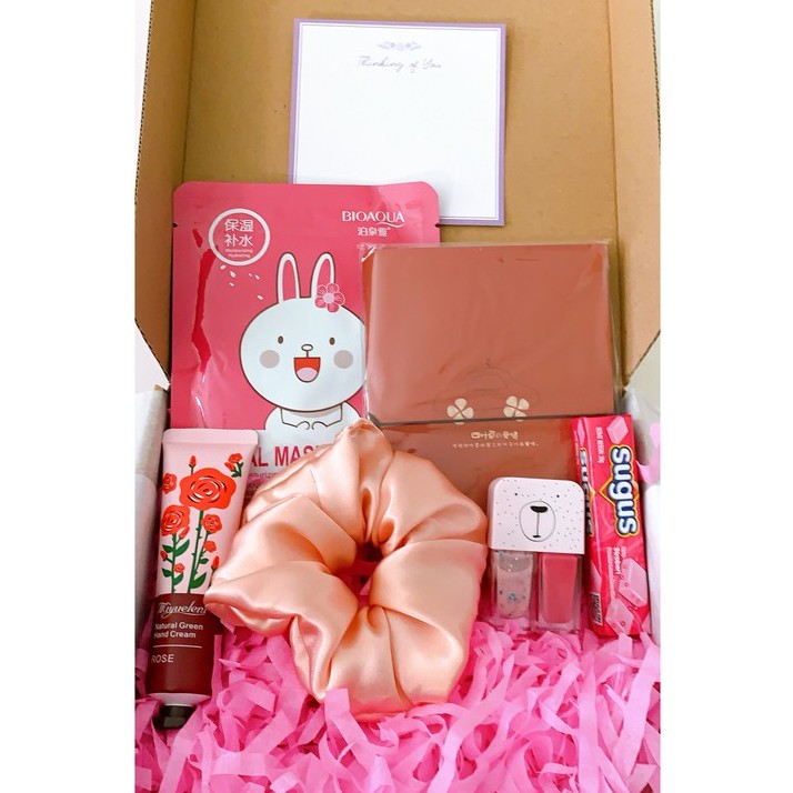 

Gift Box Pink A: Happy Birthday, Congratulations, Thank you, Thinking of you